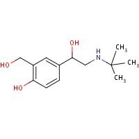 Structure of albuterol