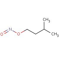 Structure of amyl nitrite