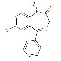 Structure of diazepam