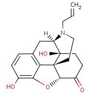 Structure of naloxone