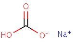 Structure of sodium bicarbonate